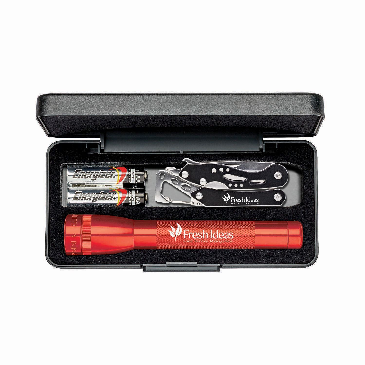 "AA" Mini Maglite® With Traveler Multi-Function Tool 10