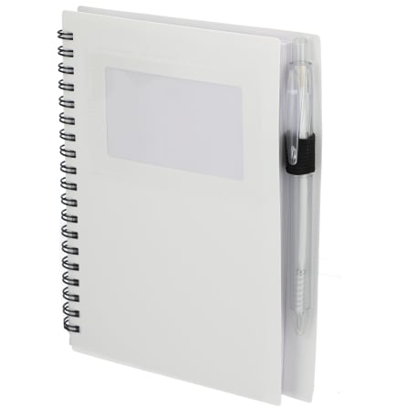 FSC® Recycled 5" x 7" Star Spiral Notebook with Pe 82