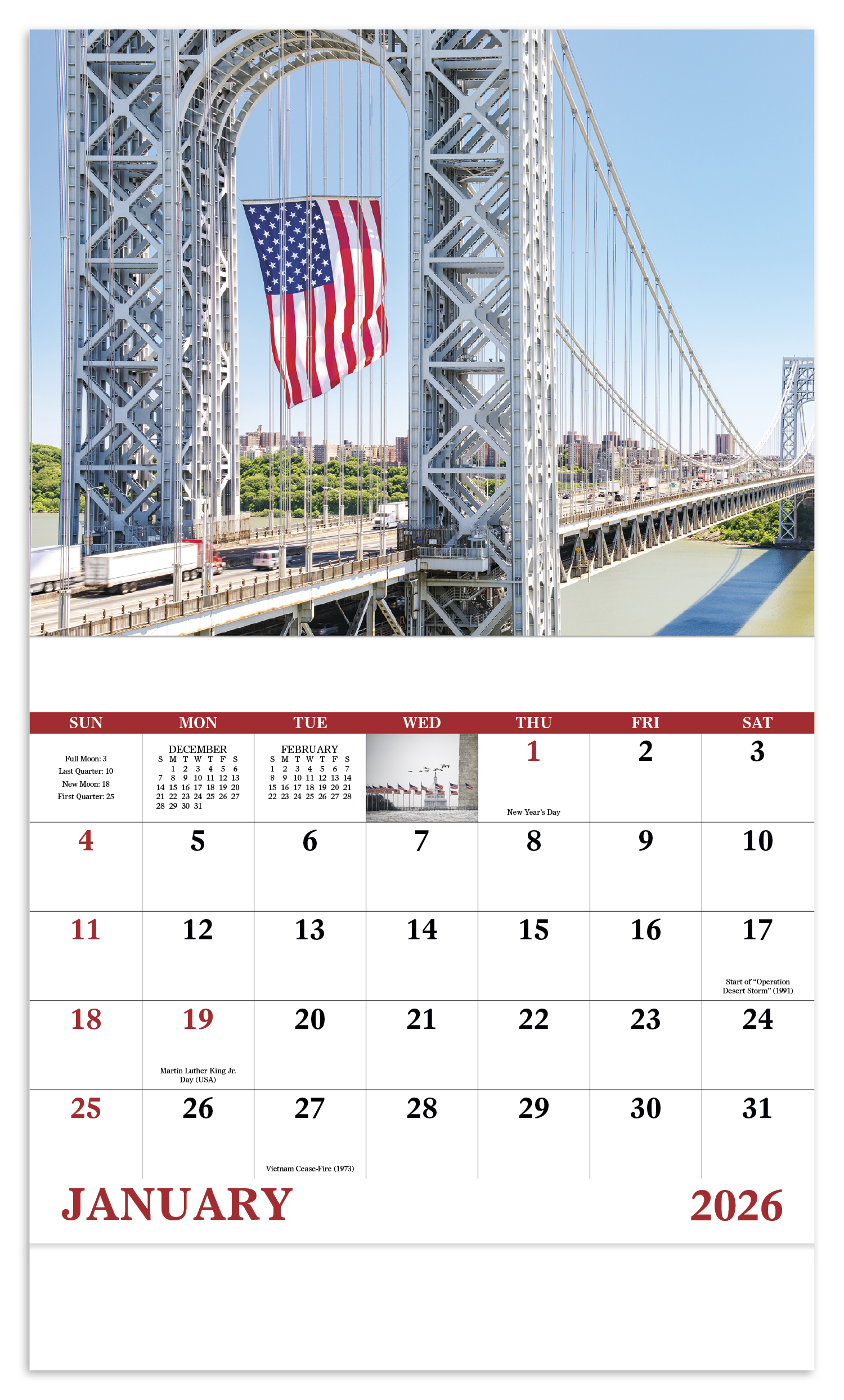 Good Value™ Celebrate America - Stapled Calendar 27