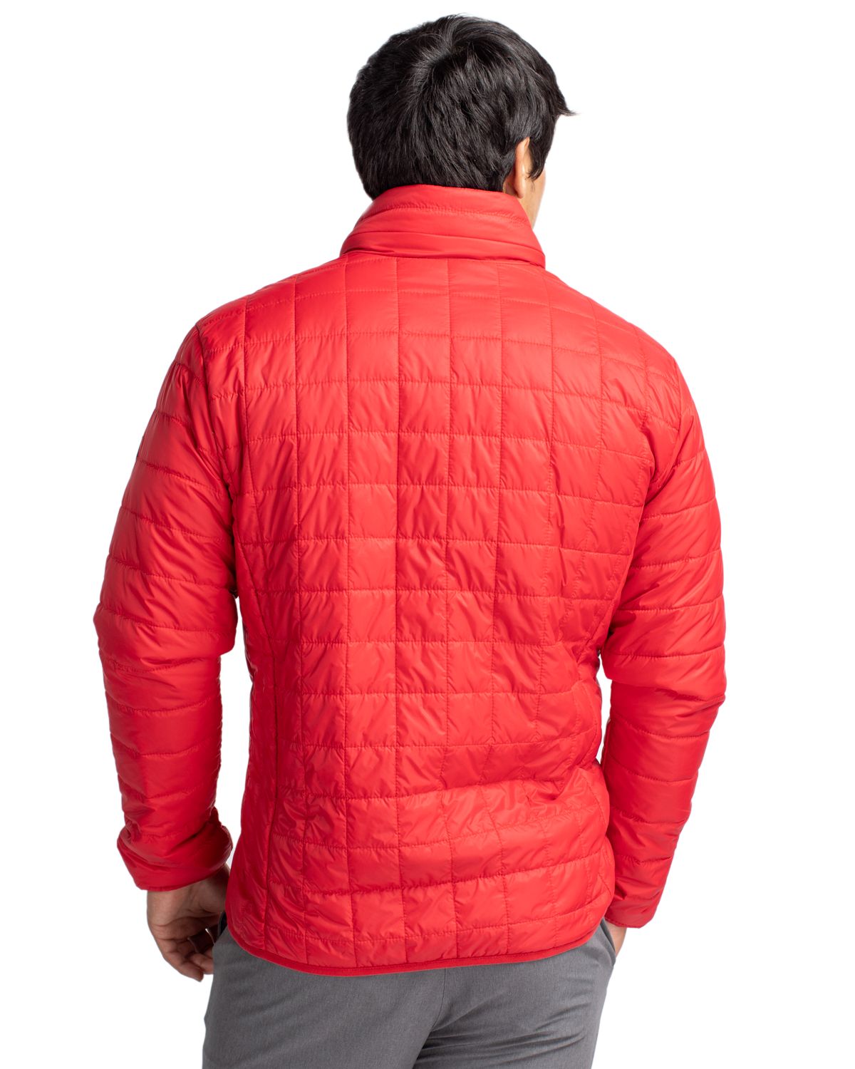 Cutter & Buck Rainier Recycled Insulated Puffer Mens Full Zip Jacket 97