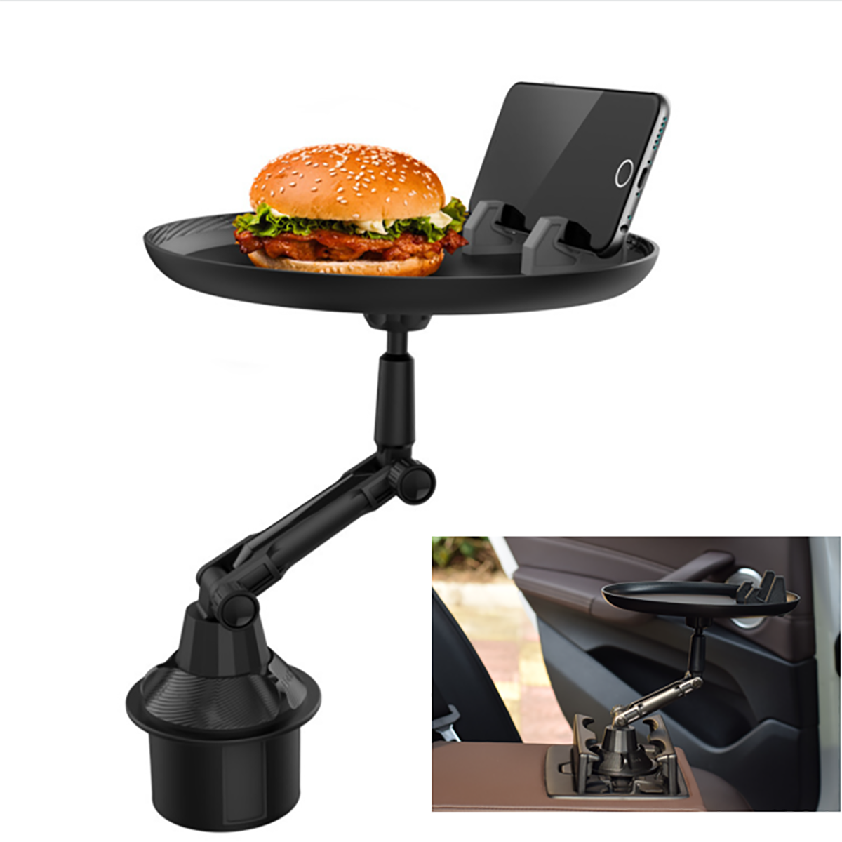 Cup Holder Tray Adjustable 2