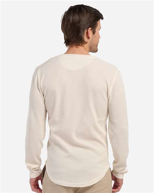 Men's Waffle Knit Long Sleeve T-Shirt - BM3103 6