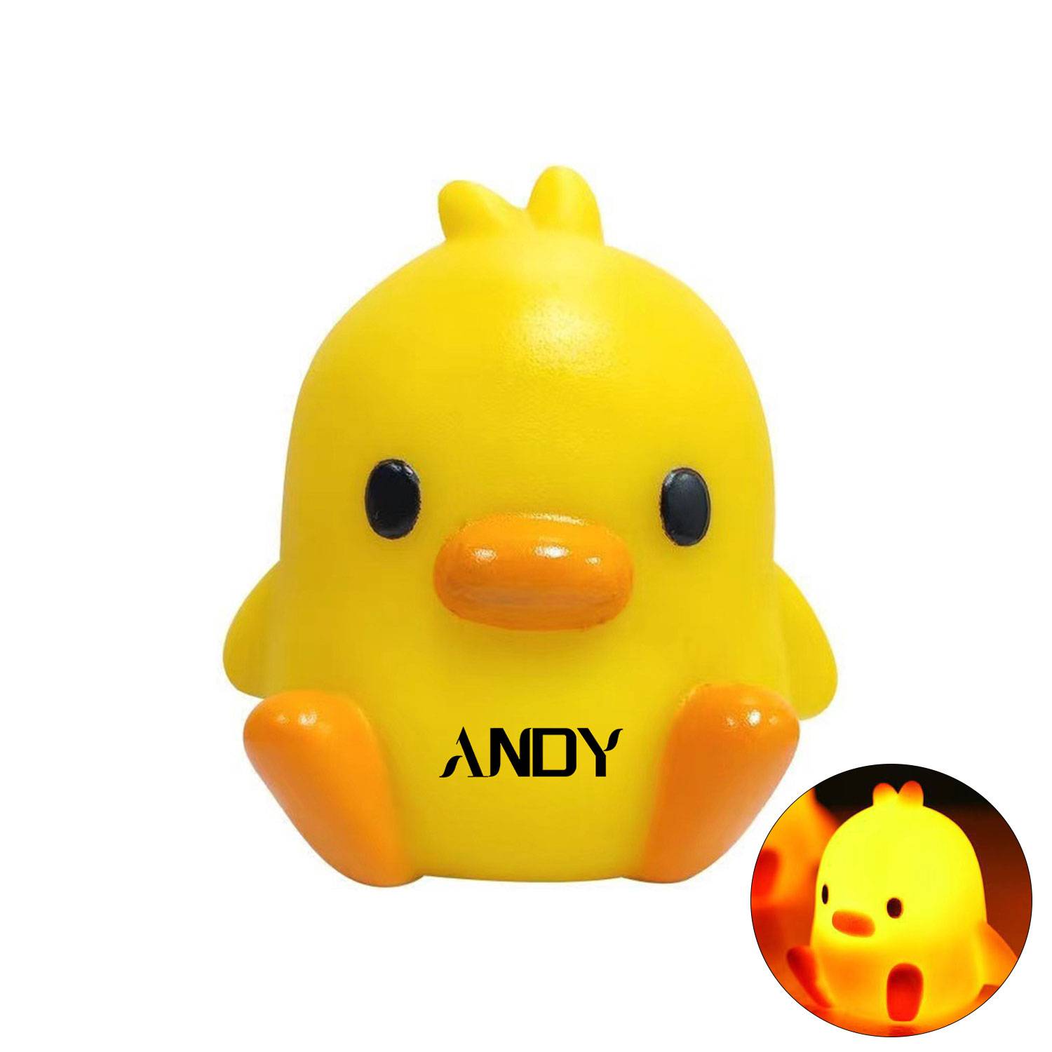 Mini Yellow Duck Shaped Night Light 2
