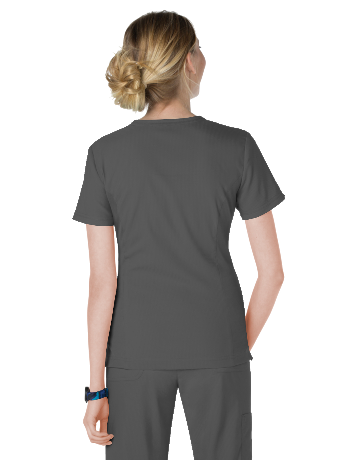 koi - Lite - Women's Four-Pocket Zipper Neck Serenity Top 26