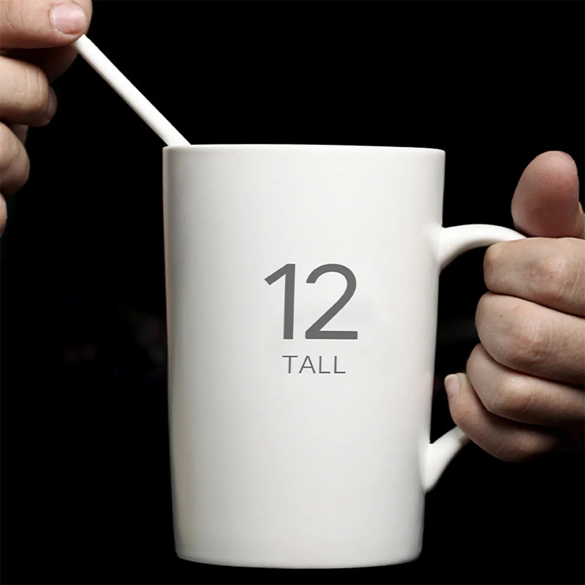 Custome ceramic office coffee mug with wood lid 5