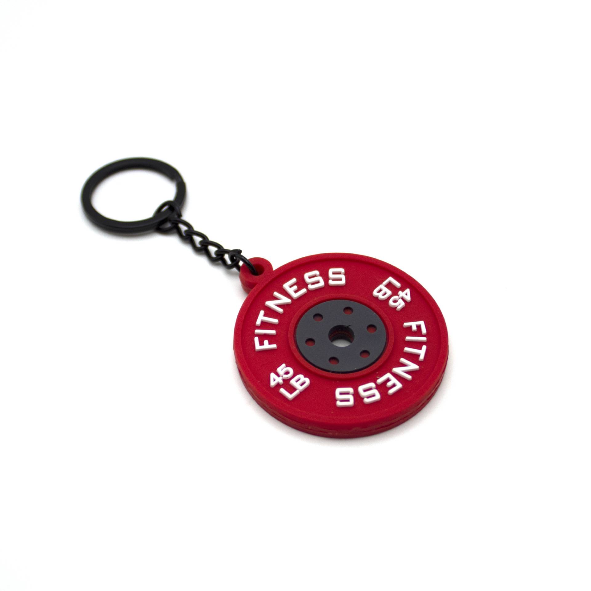 PVC dumbbell key chain 6