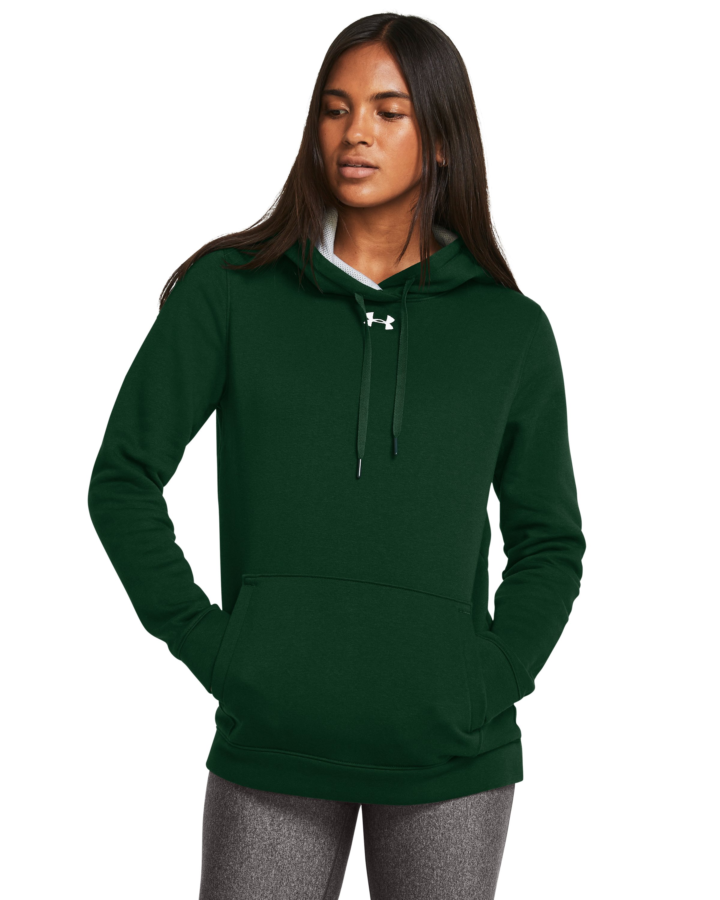 UA Hustle Fleece Women's Hoodie, custom hoodie or sweatshirt with logo imprint 17