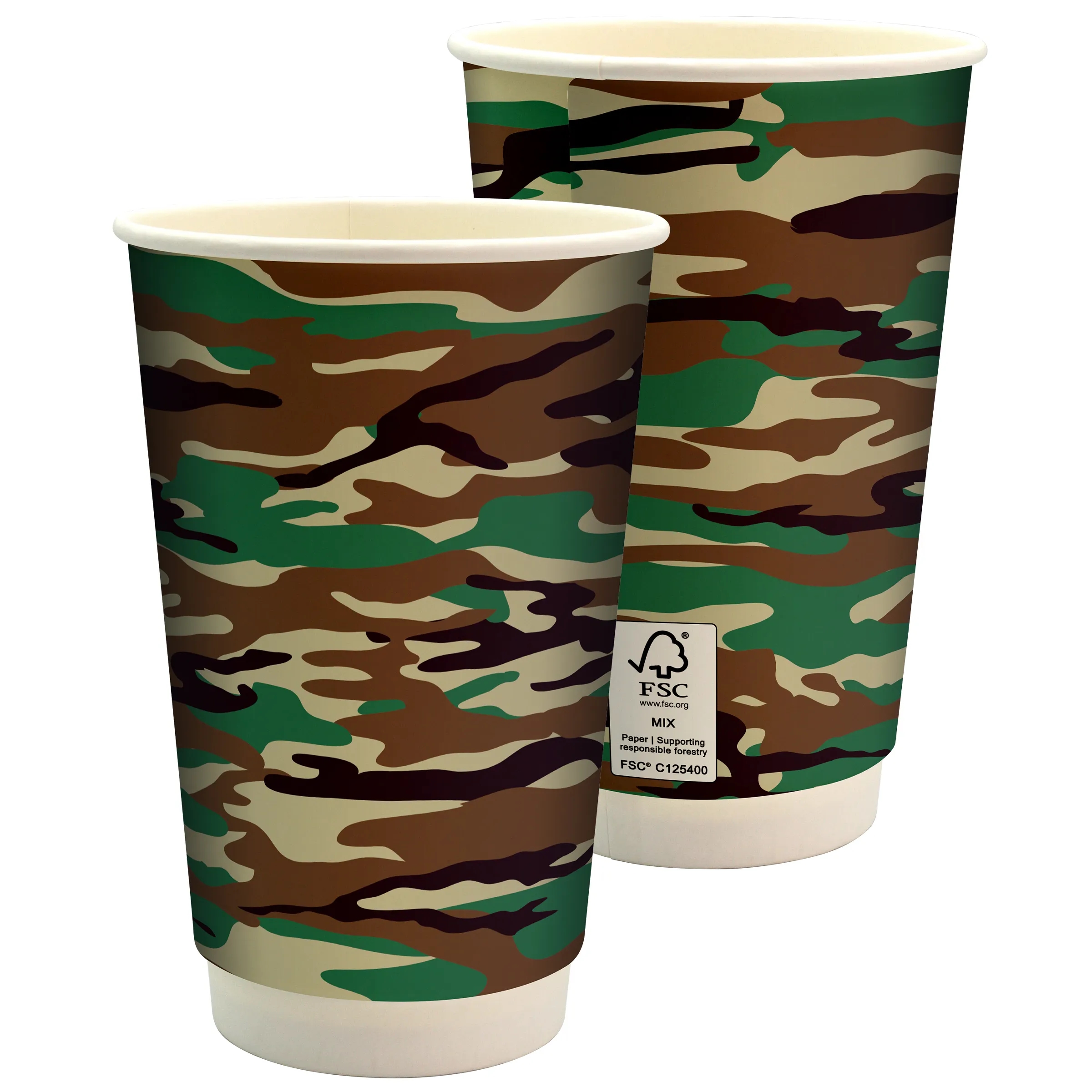 16 oz. Full Color Camo Paper Cup 4