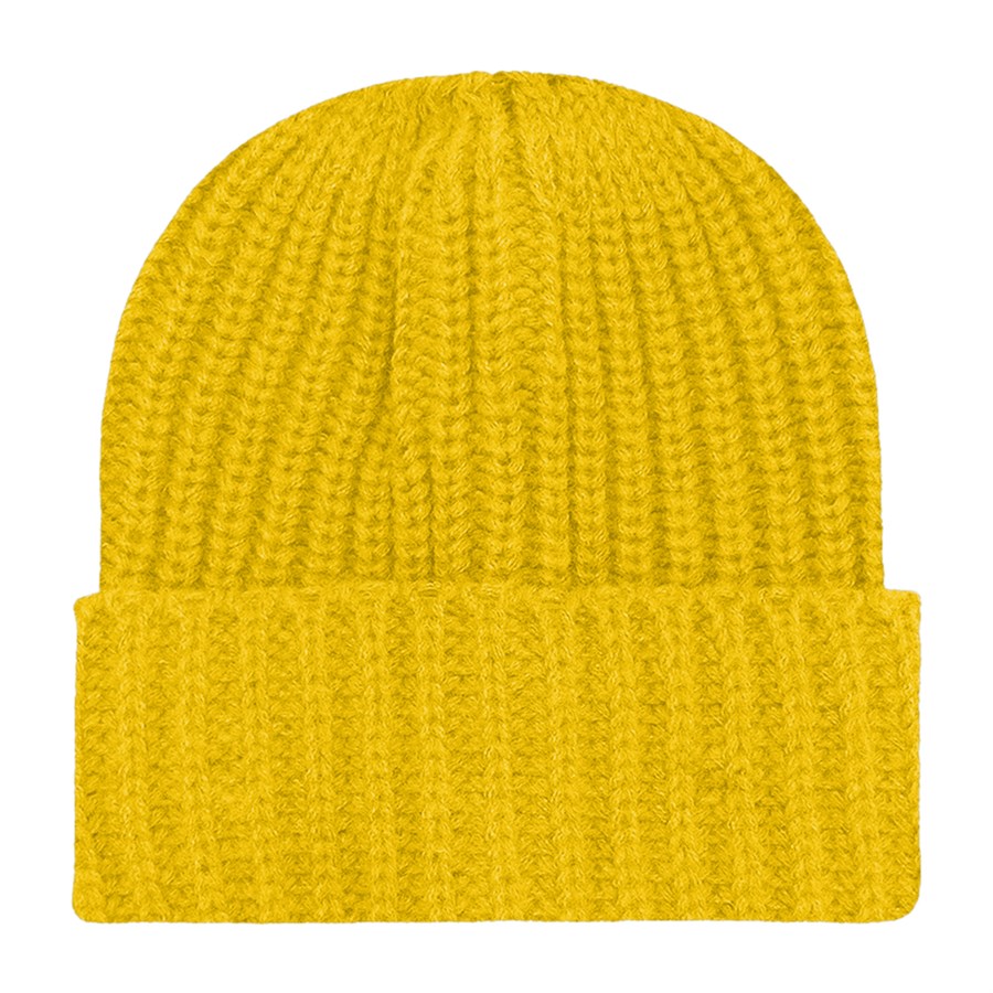 Chunky Ribbed Cuffed Beanie with Custom Logo - 100% Acrylic 37