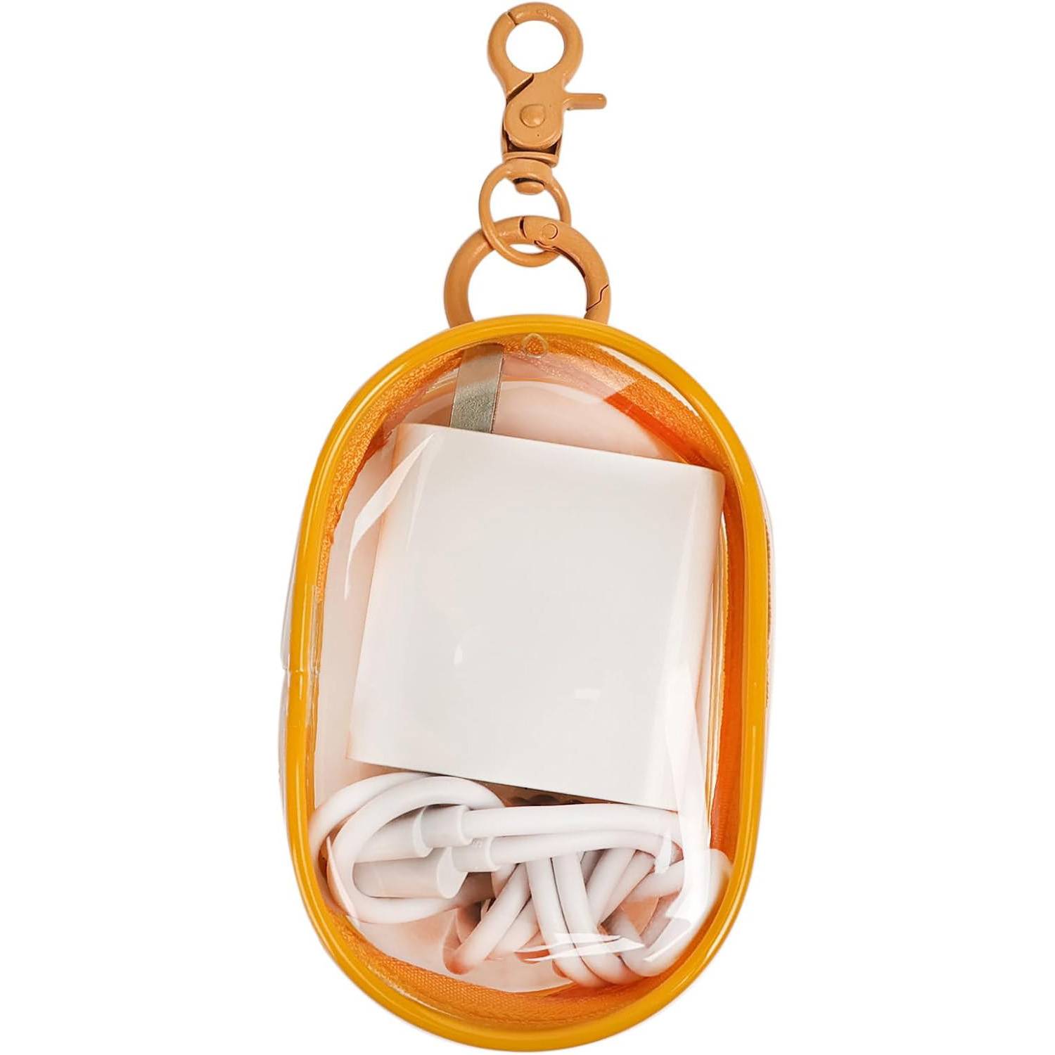 Transparent data cable storage bag 7