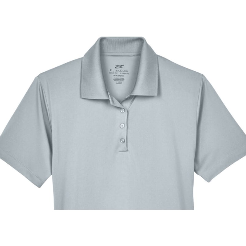 UltraClub Ladies' Cool & Dry 8-Star Elite Performance Interlock Polo 10