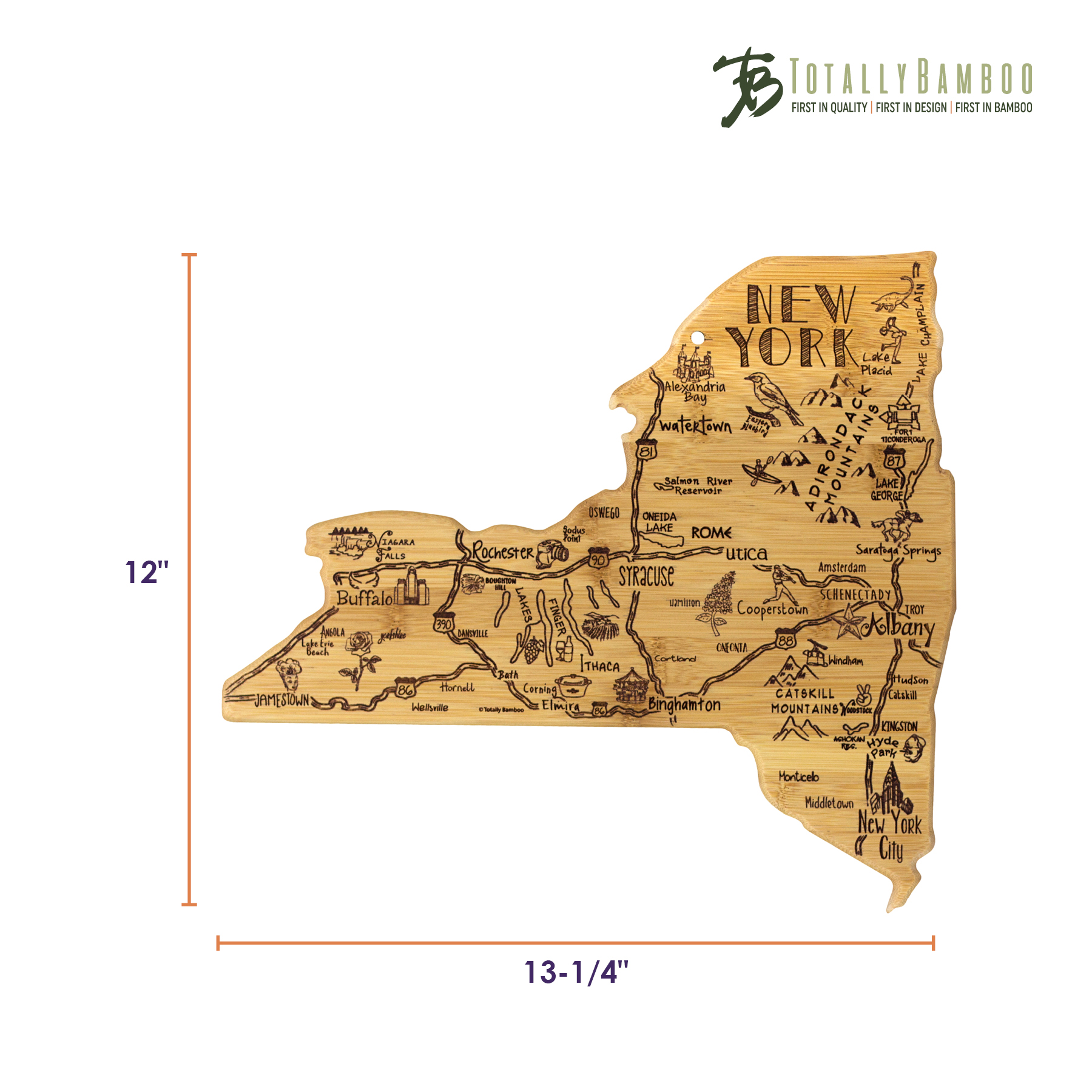Destination New York Cutting & Serving Board 6