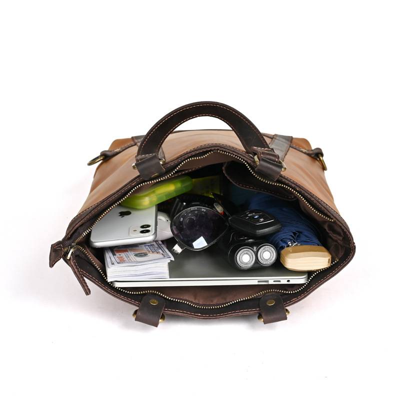 Vintage Handmade Genuine Leather Backpack 3
