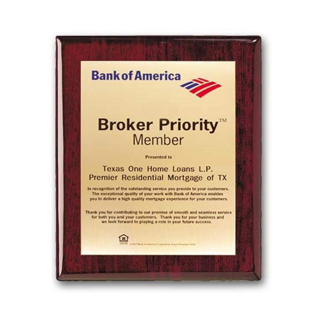 Screenprint Brass - Rosewood