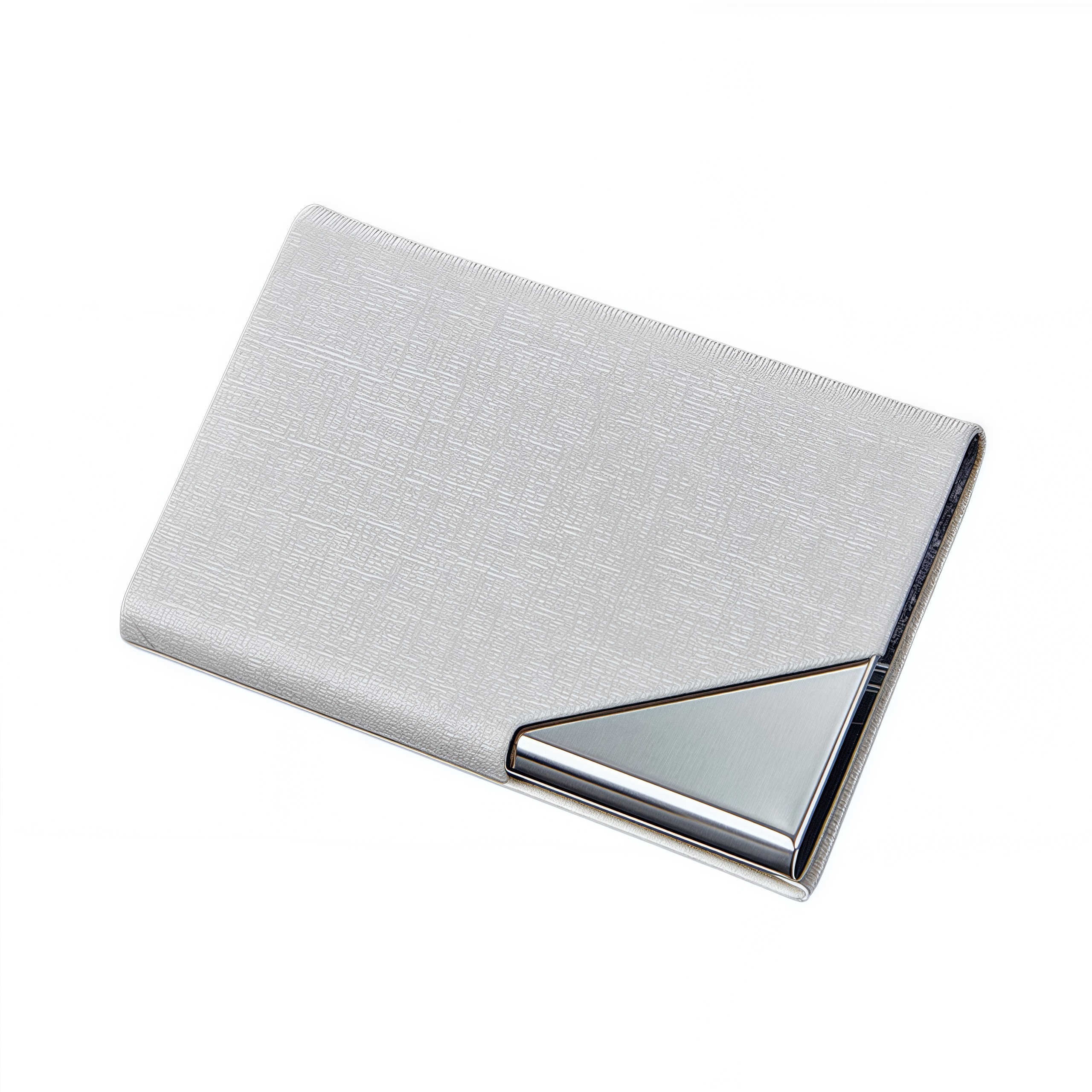 Stainless Steel Business Card Holder with Strong Magnetic Closure 6