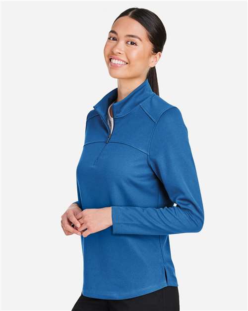 Women's Express Tech Performance Pique Quarter-Zip Pullover - NE412W 22