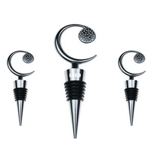 Unique Moon Shaped Wine Cork Bottle Stopper 3