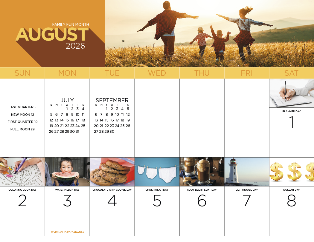 Good Value™ National Day - Spiral Calendar 5