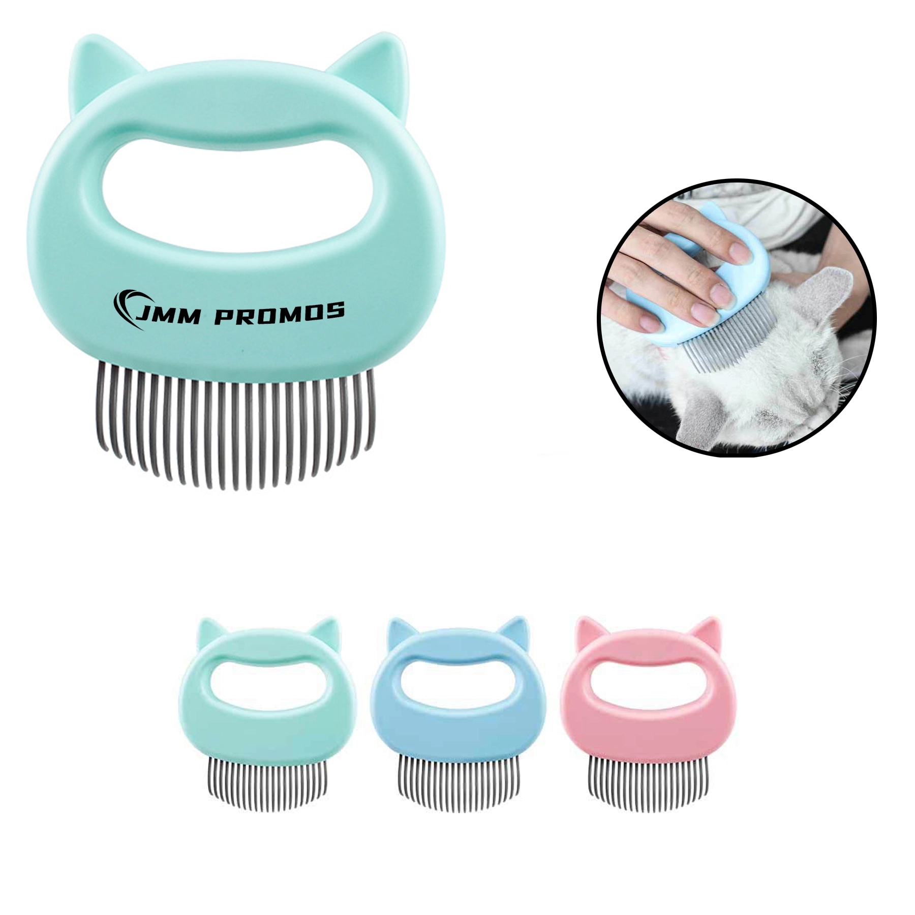 Pet Hair Removal Massaging Shell Comb 2