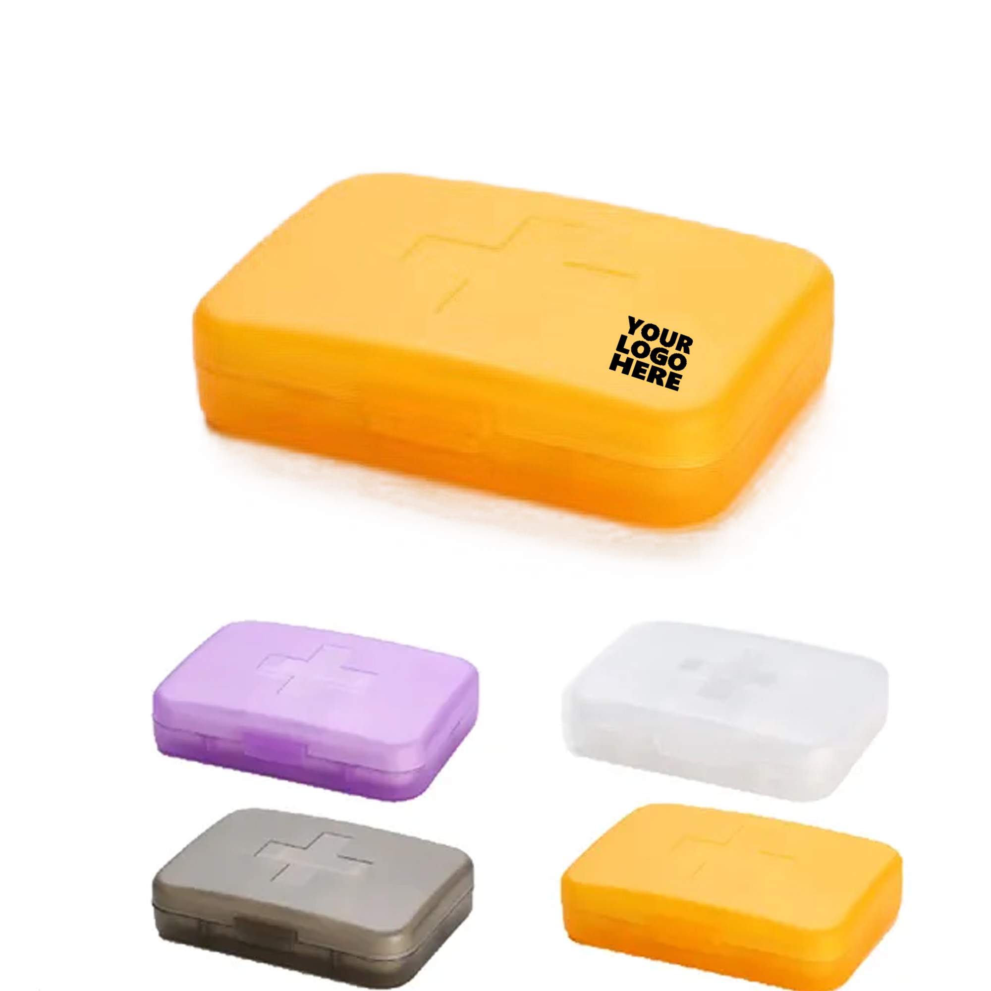 Cross Shaped Six Compartment Portable Medicine Organizer 2