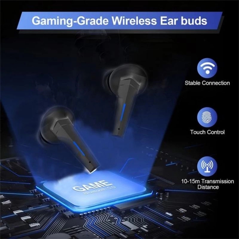 Tws Gaming Wireless Earbuds Low-Latency with Charging Base 4