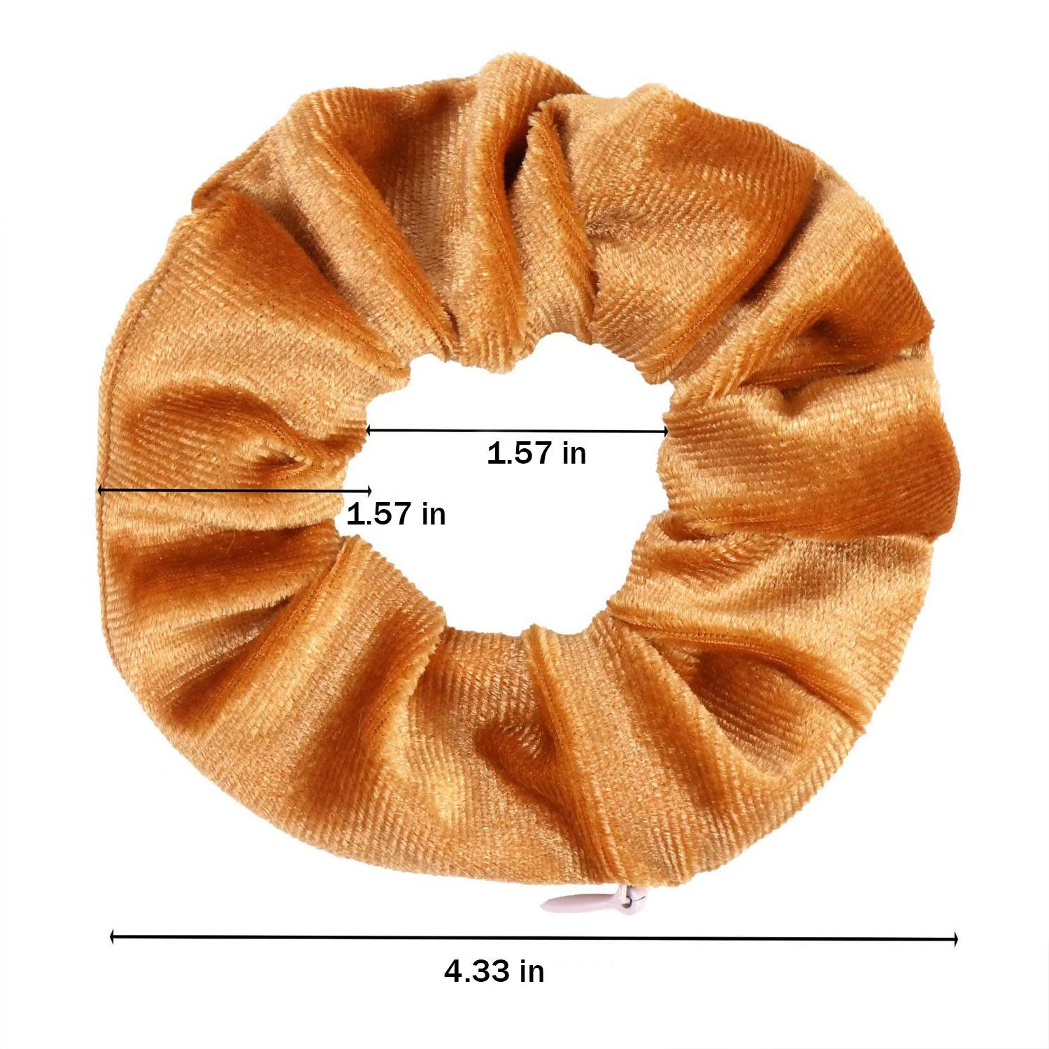 Polyester Scrunchie with Zipper Pocket 2