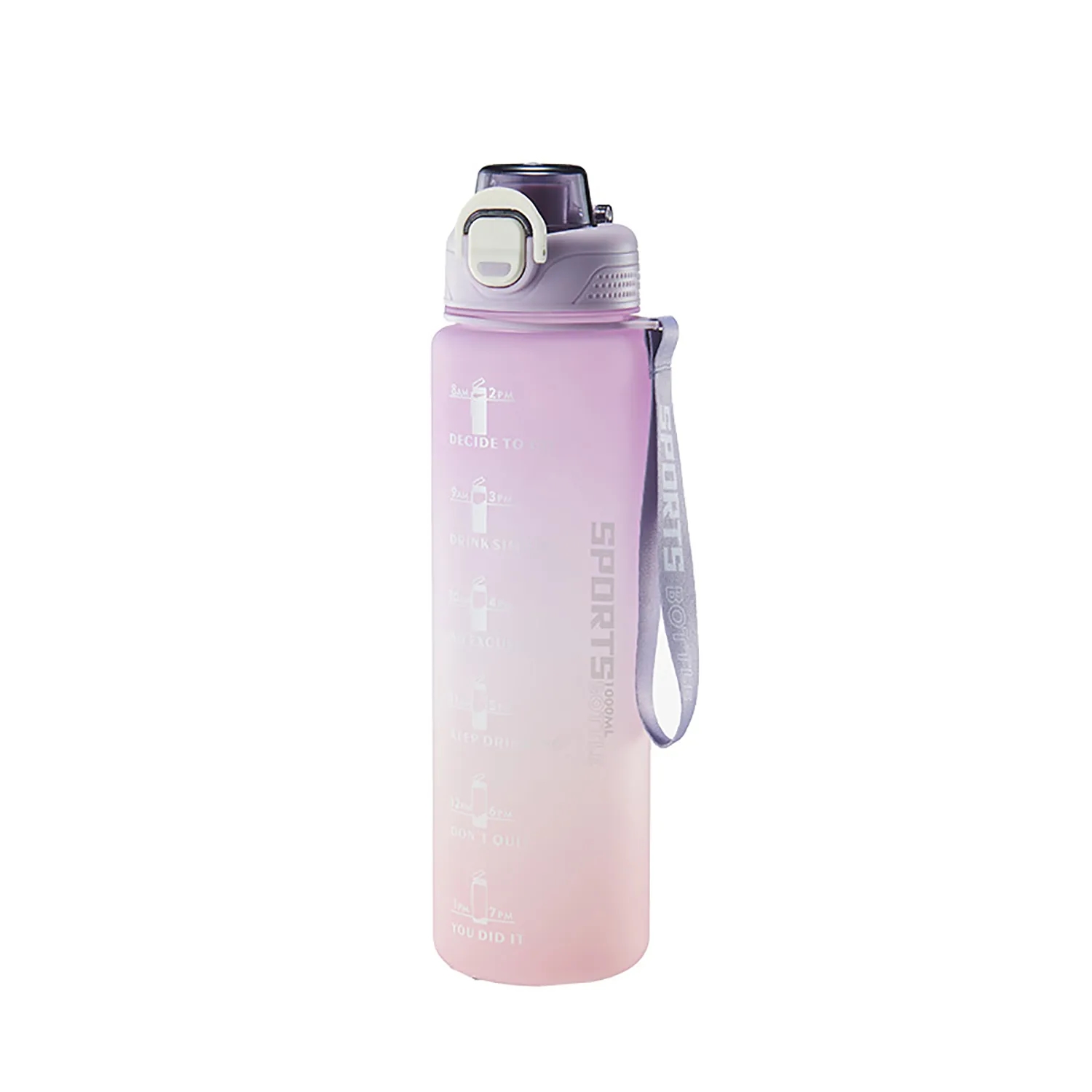 Water Bottle With Time Marker 3