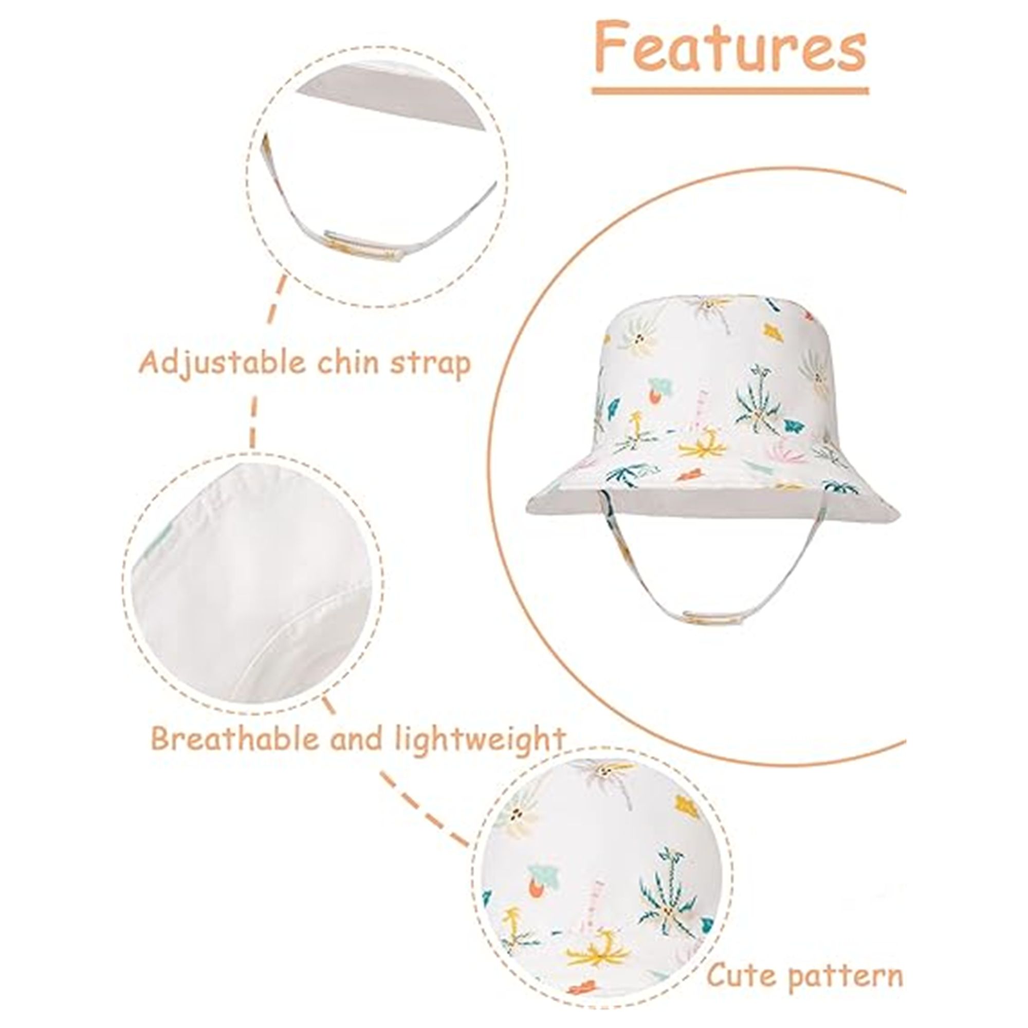 Baby Sun Protective Beach Hat 1