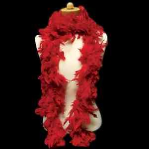 Red Adult Size Feather Boa 2