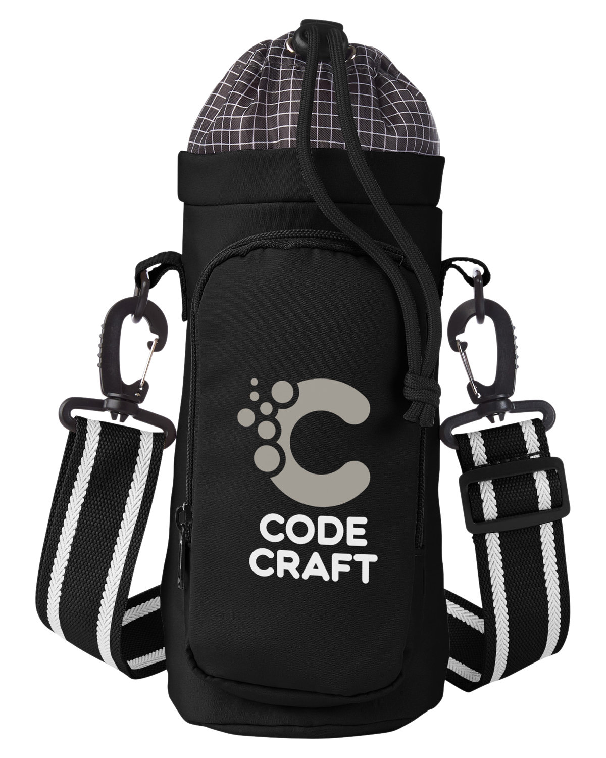 Academy Eco Friendly Water Bottle Bag With Storage Pocket. 1