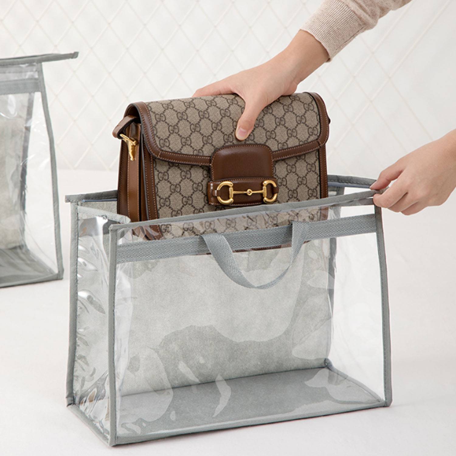 PVC Transparent Dustproof Waterproof Storage Bag 5