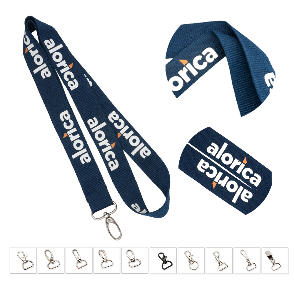 3/4" Sublimation Lanyards With Kinds Of Hooks 1