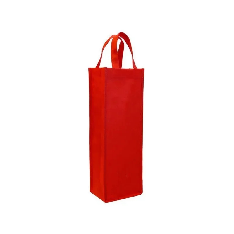 Single Bottle Wine Tote Bag With Handles 2