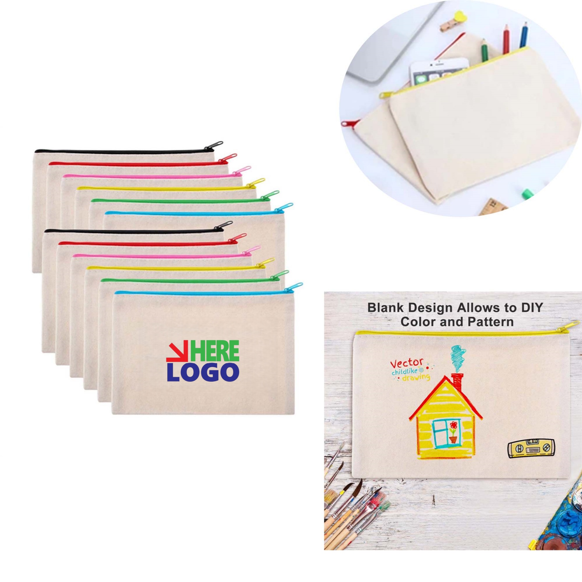 Canvas Pencil Case 2