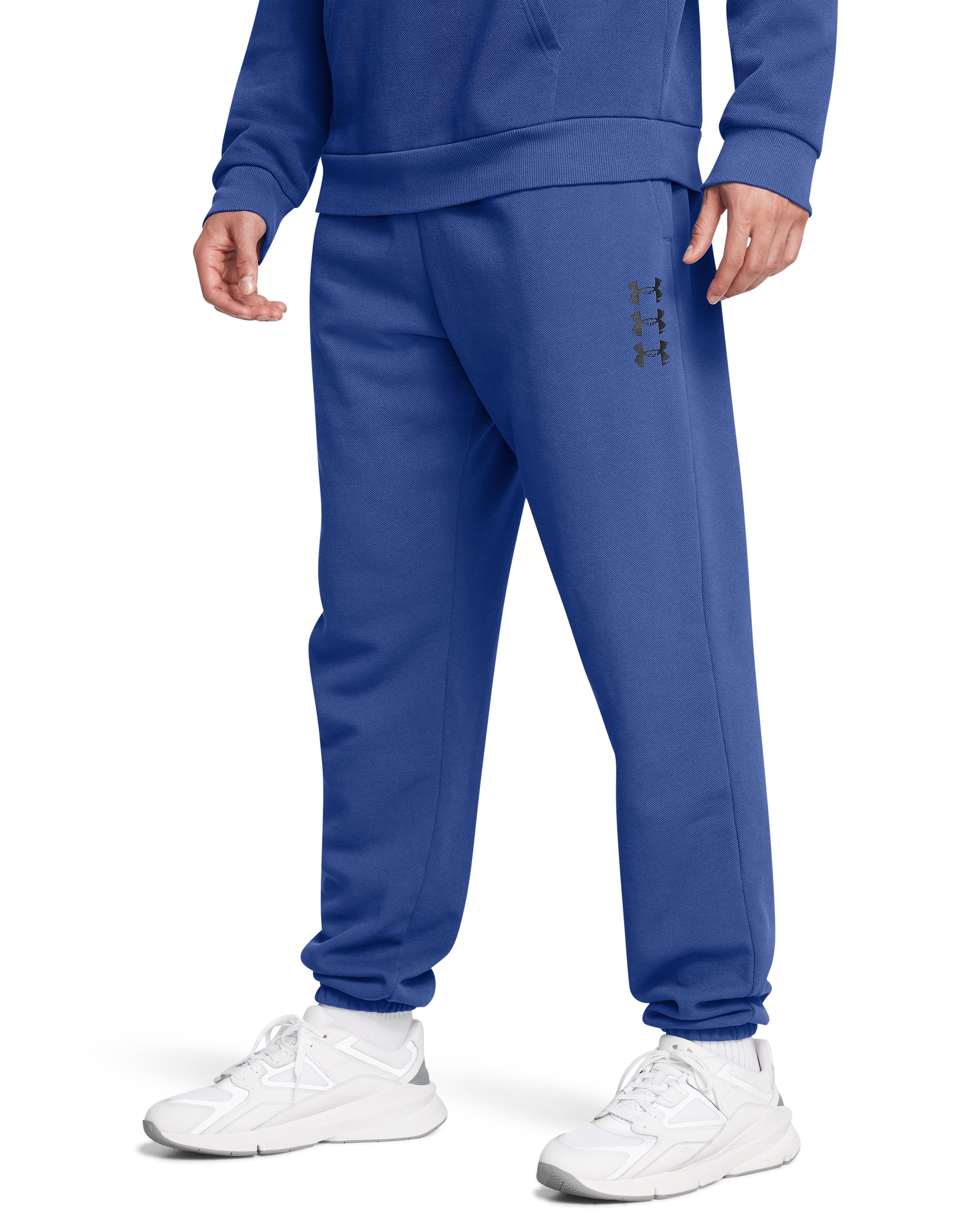 UA Rival Fleece Textured Sliced 'N Diced Men's Pants 4