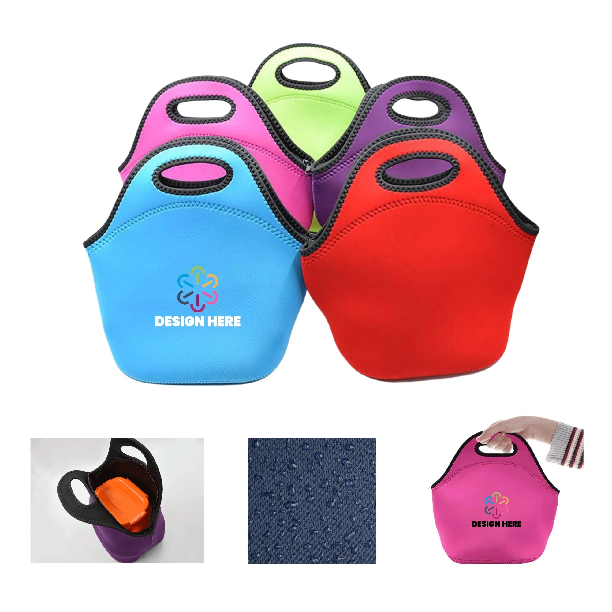 Insulated Cooler Lunch Tote Bag 4