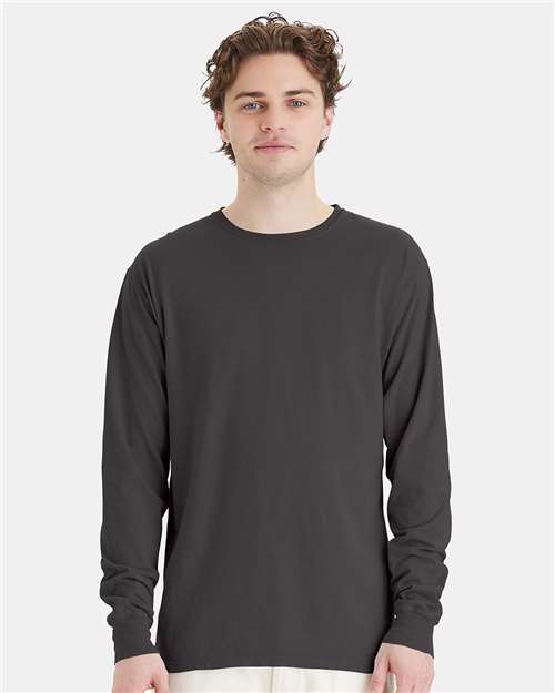Unisex Garment-Dyed Long Sleeve T-Shirt - GDH200 120