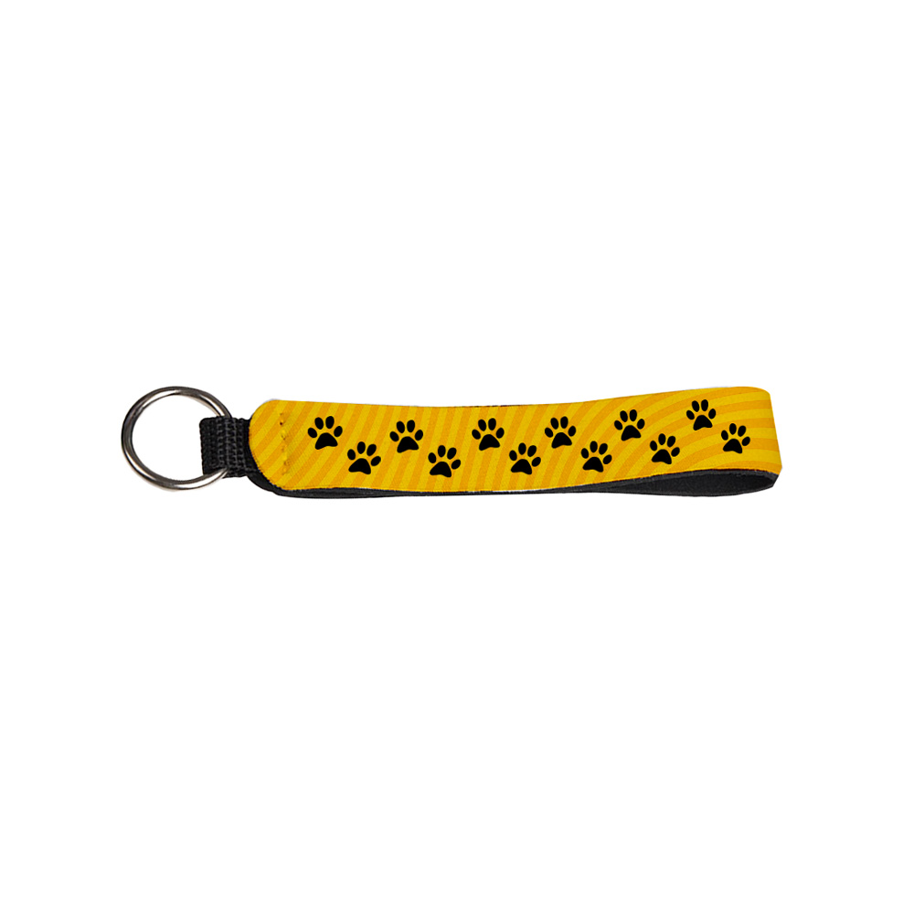 Custom Neoprene Wristlet Keychain Lanyard 5