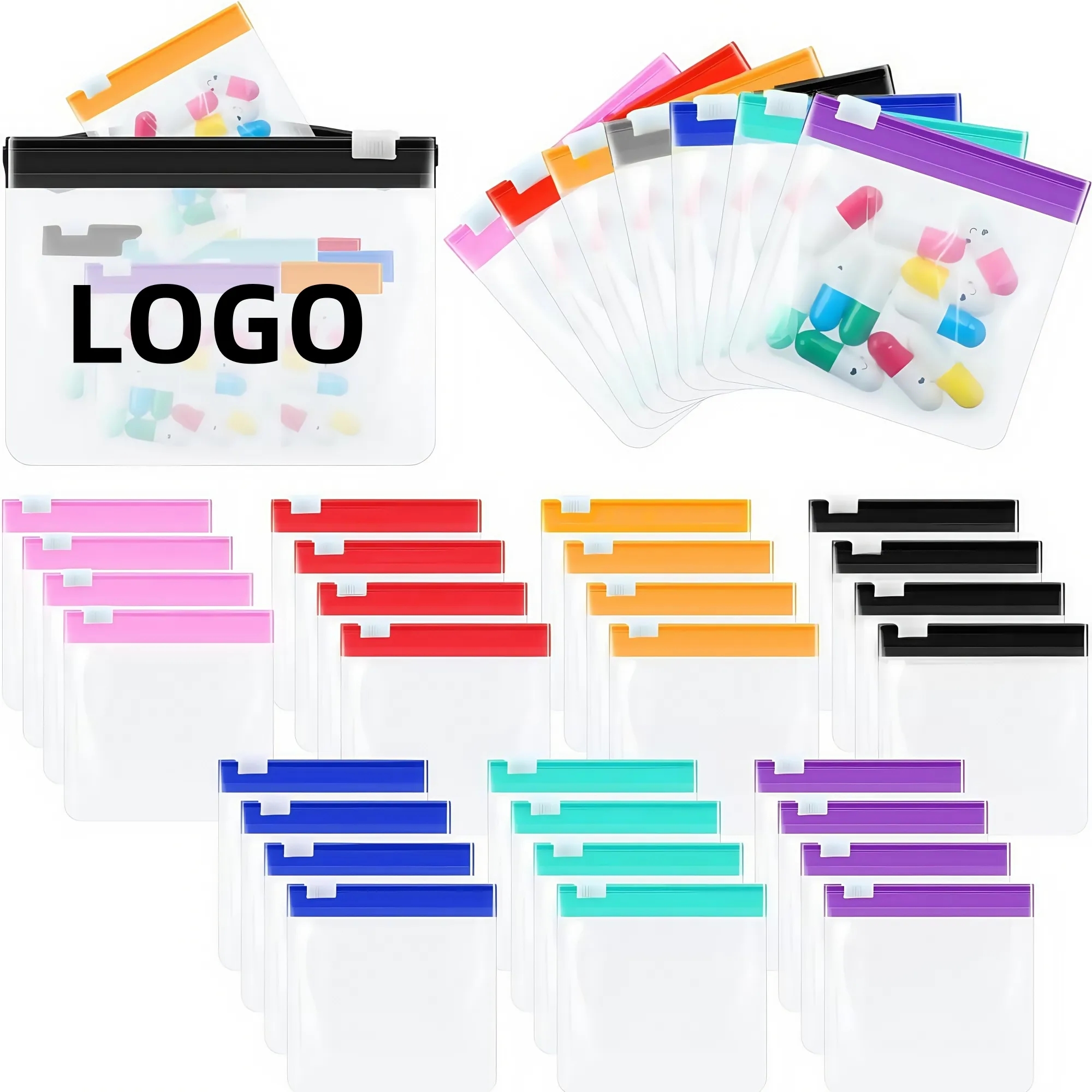 Colorful Eco-Friendly EVA Storage Pouches 2