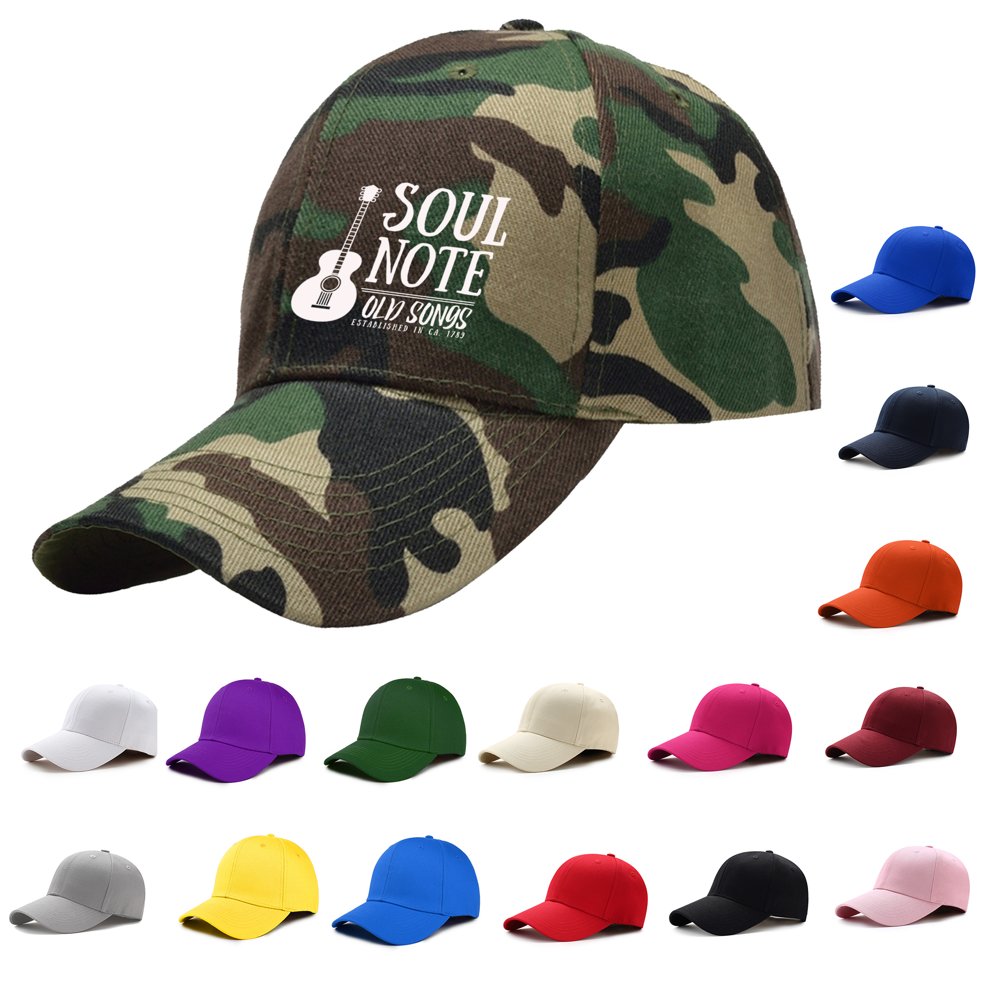 Comfy Fit 6 Panel Low Profile Baseball Cap 2