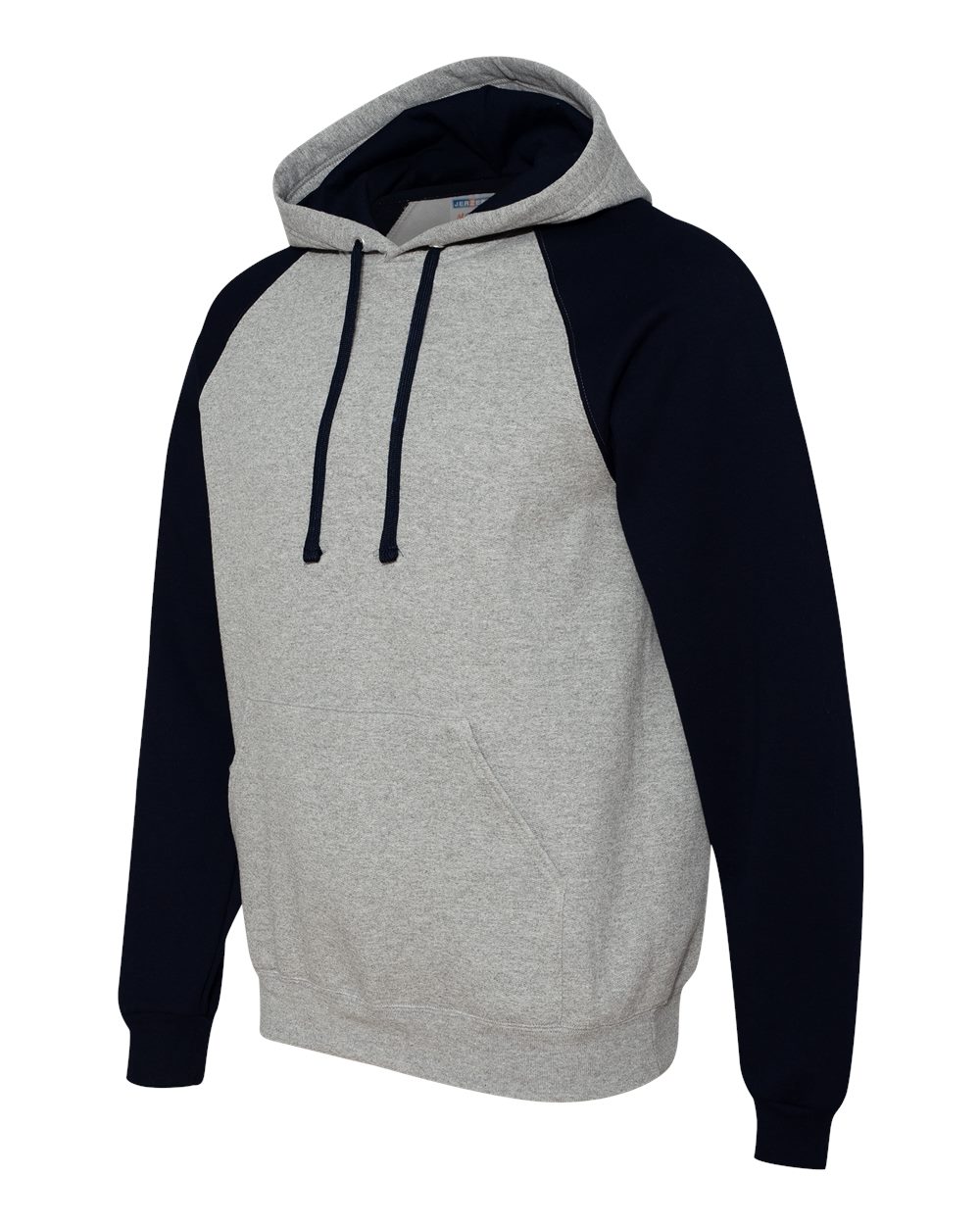 Nublend Colorblocked Raglan Hooded Sweatshirt