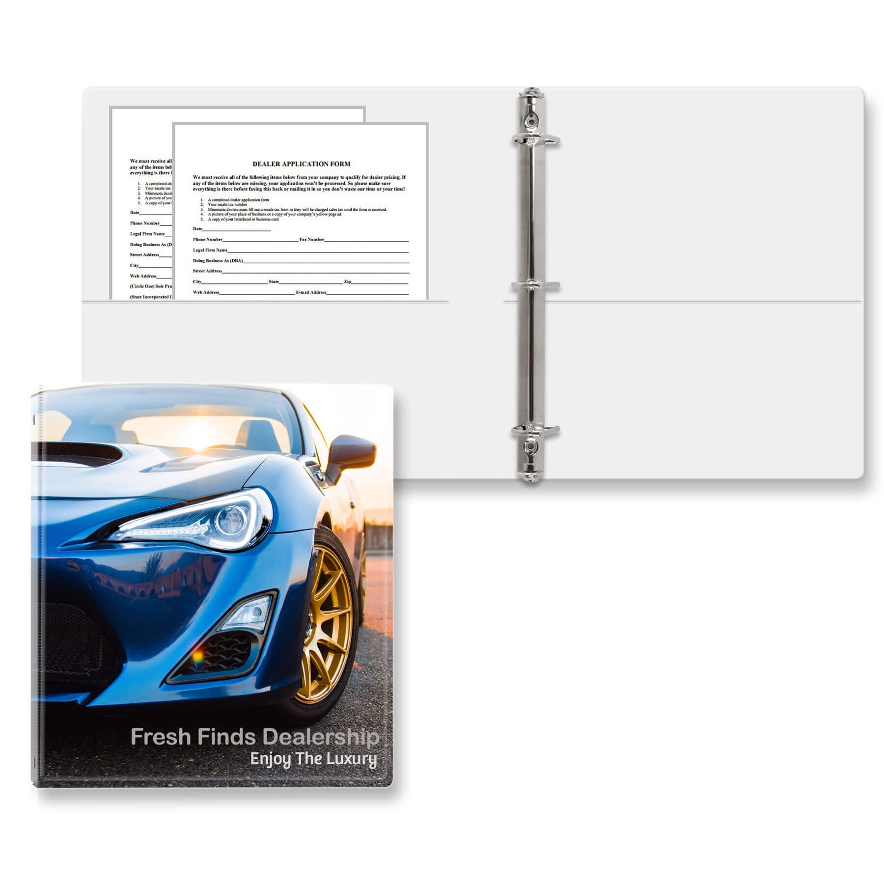 1" Classic Angle D Ring Binder 18