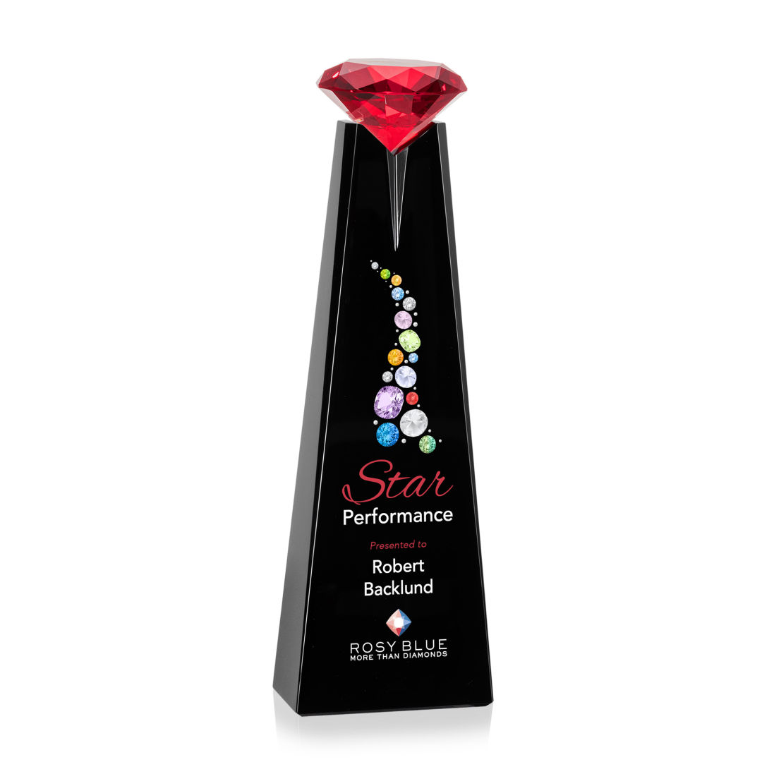 Alicia Gemstone VividPrint™ Award - Black/Ruby 8