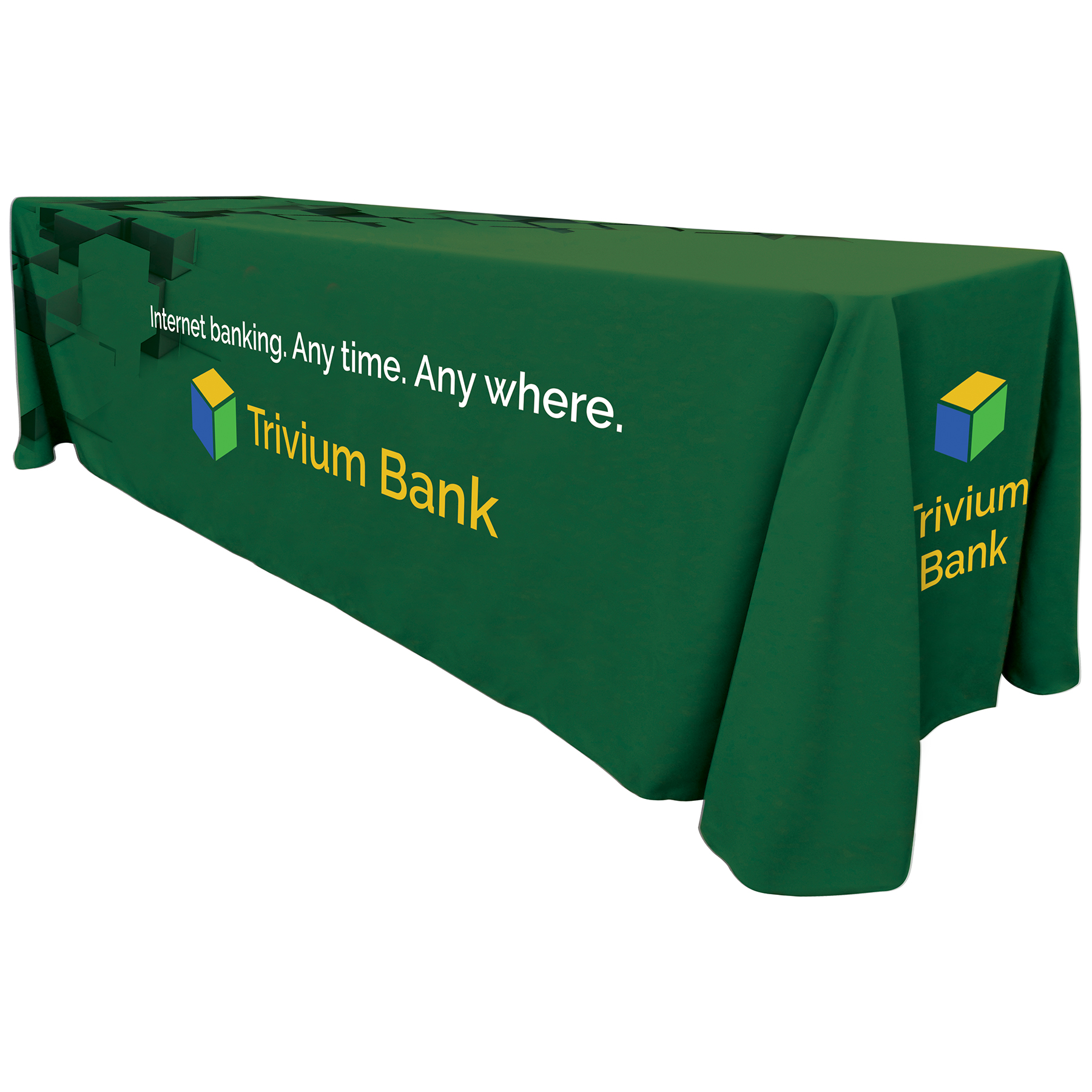 8' Custom Throw Style Table Cover 10