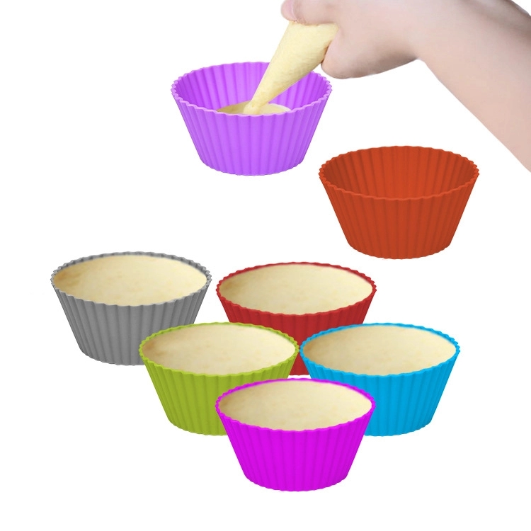 Custom Gift Reusable Silicone Muffin Baking Cup 15