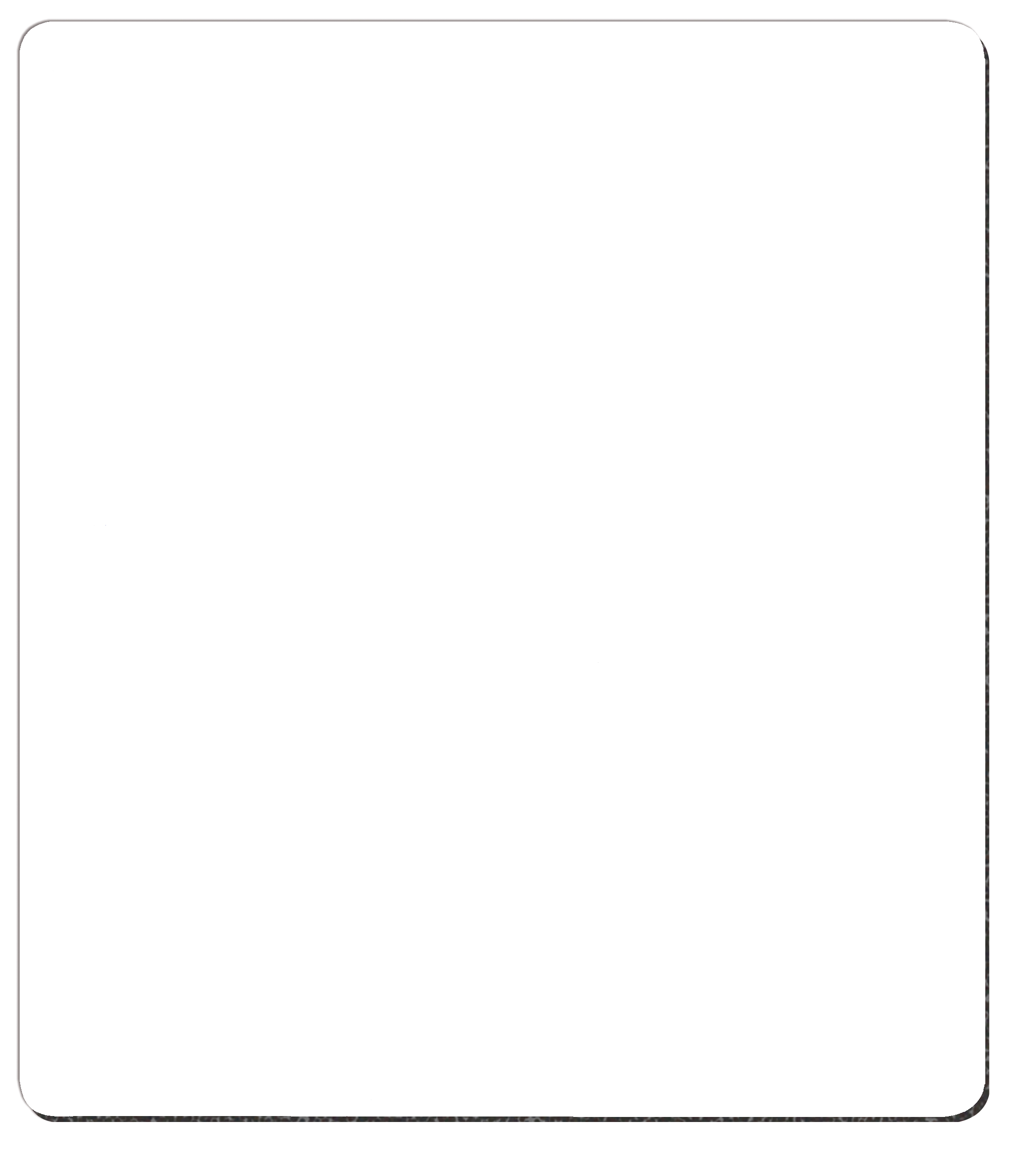 Good Value™ 1/8" Firm Surface Mouse Pad (7-1/2" x 8-1/2")