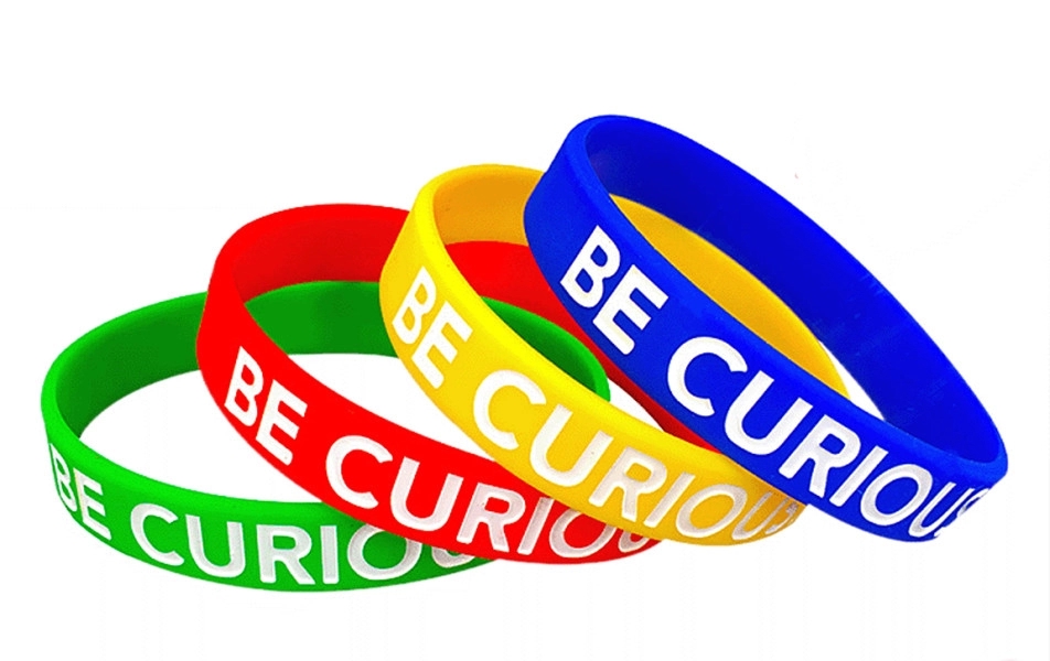 Silicone Wristbands Multicolored Rubber Bracelets 4