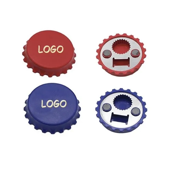 Beer Cap Shape Magnetic Bottle Opener 2