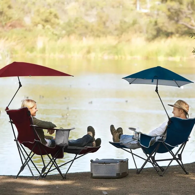 Foldable Beach Chair with Umbrella 12