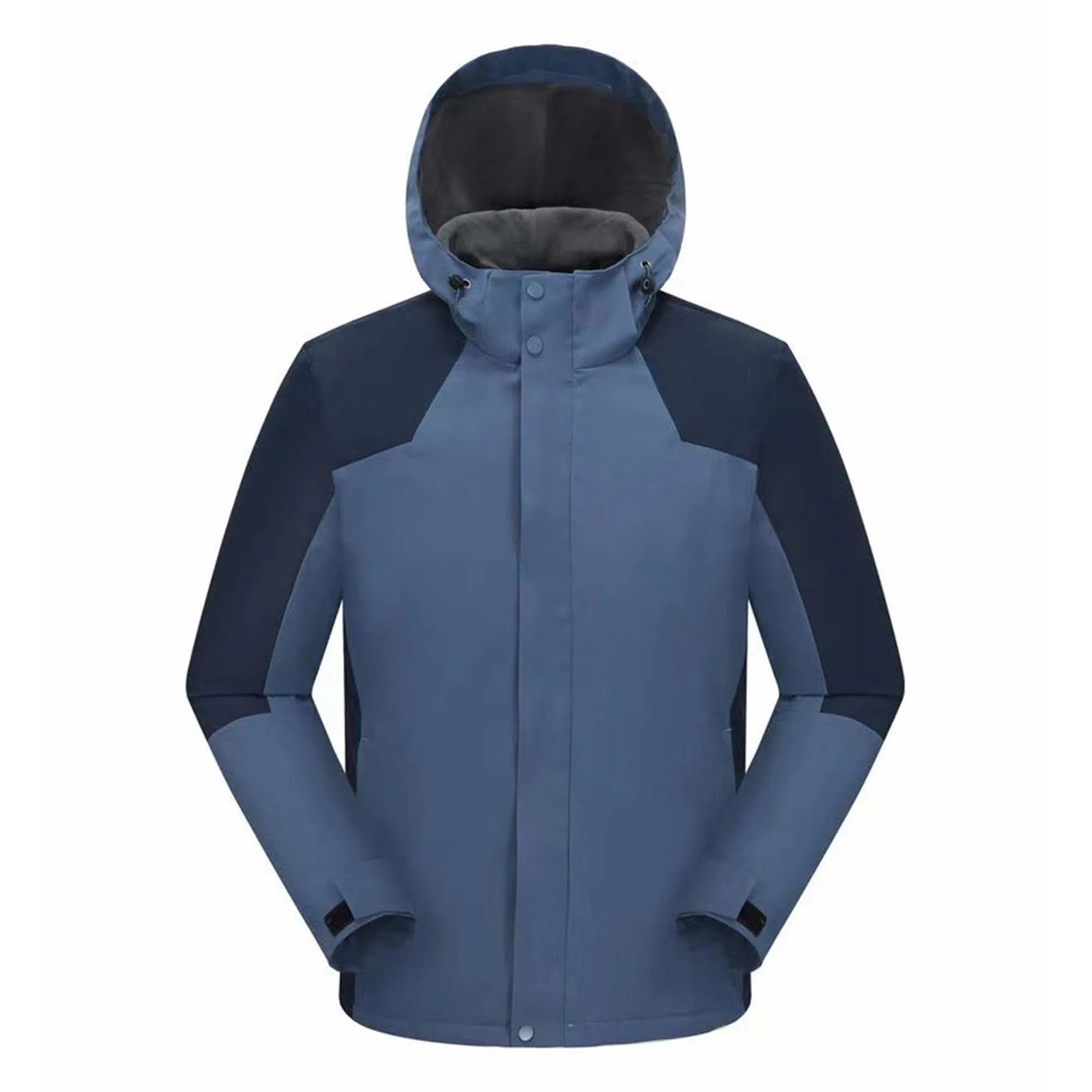 Hooded Windbreaker Flecee Lined Jacket 9